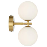 Felton 2 Light Wall Light Antique Gold
